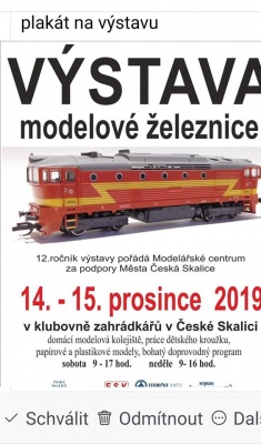 Výstava modelové železnice