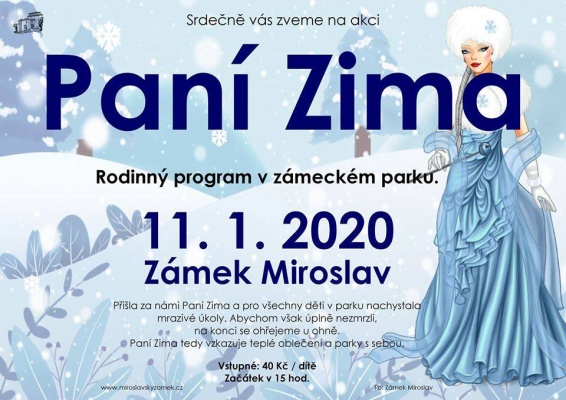 Paní Zima | Zámek Miroslav