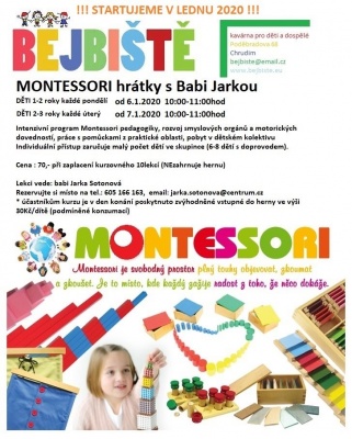 Montessori hrátky pro děti 1-2 roky