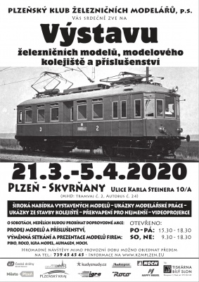 Výstava železničních modelů, modelového kolejiště a příslušenství