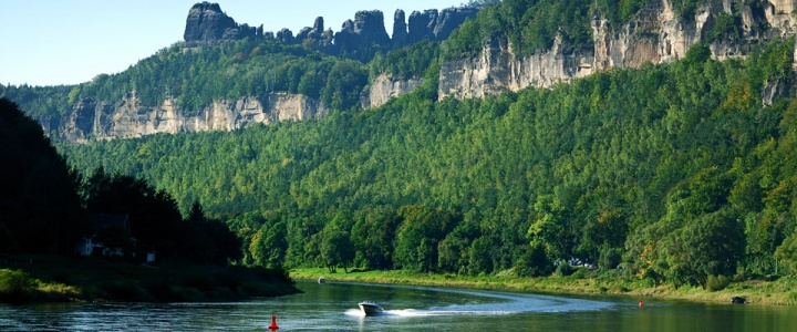 turistická trasa - cyklotrasa Mezní Louka - Bad Schandau