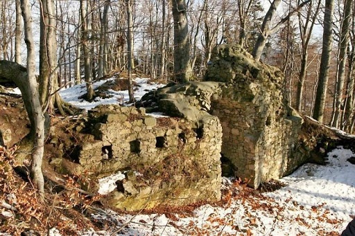 Zřícenina gotického hradu Rožnov