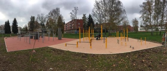 Workoutové hřiště Labská kotlina