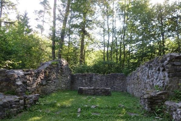 zřícenina kostela sv. Linharta