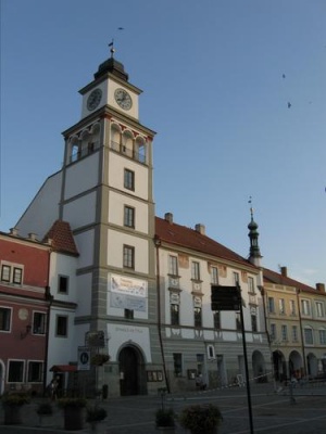 Vyhlídková věž staré radnice Třeboň