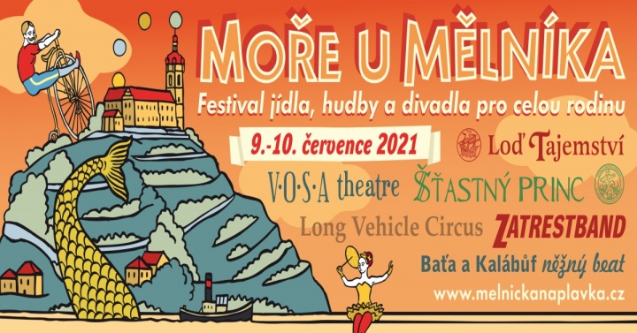 Moře u Mělníka - festival jídla, hudby a divadla pro celou rodinu