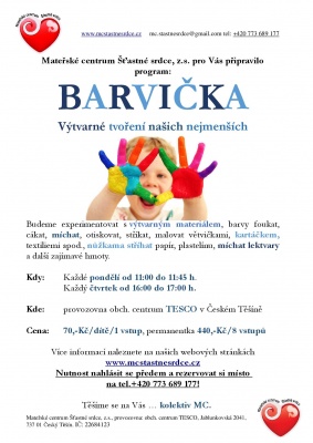 Mateřské centrum Šťastné srdce: Barvička