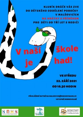 Klubík Dráče - V naší škole je had!